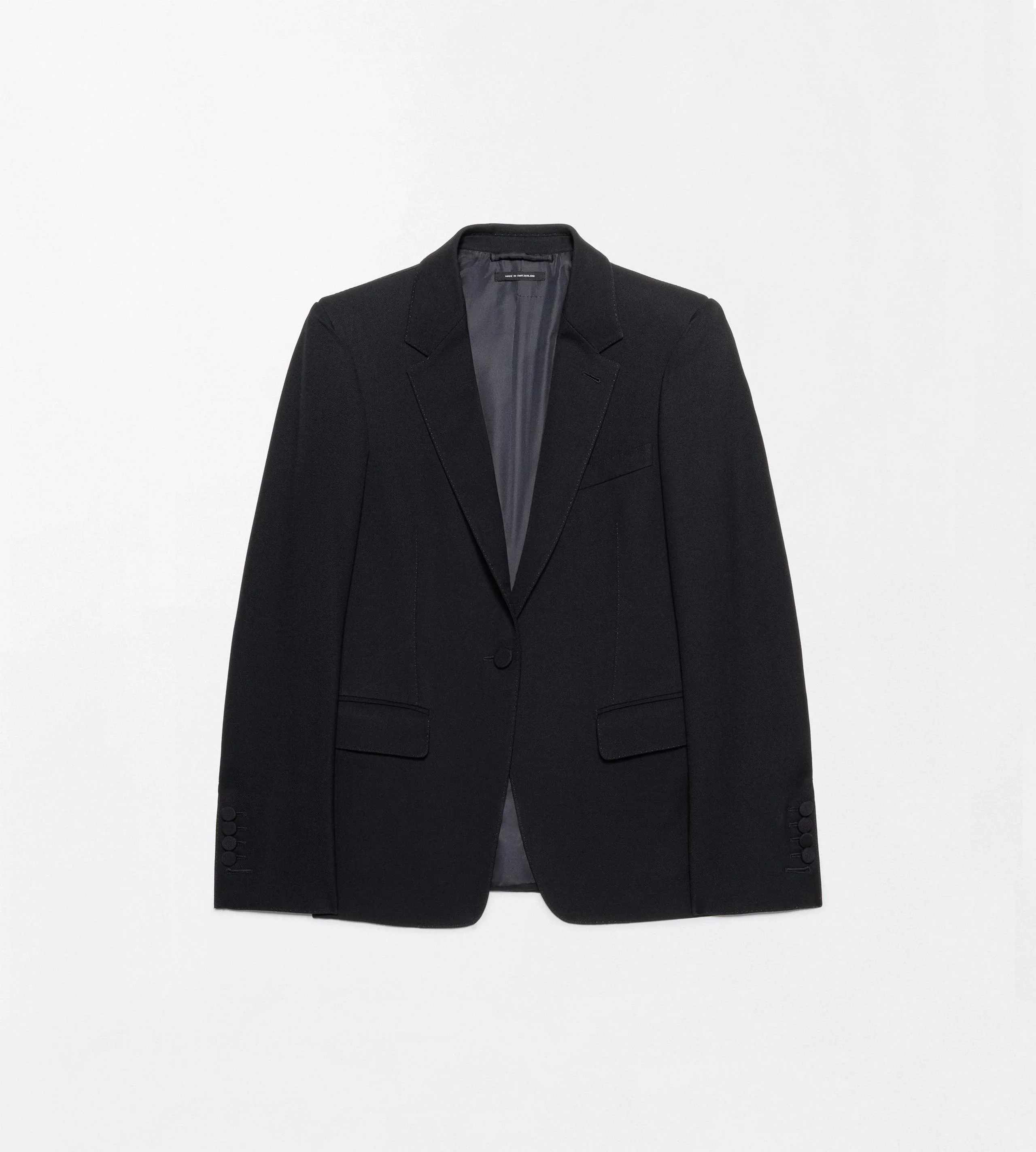 SHARP GRAIN DE POUDRE BOYFRIEND JACKET - 1