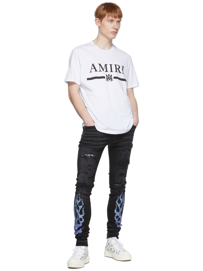 AMIRI Black Flame Jeans outlook