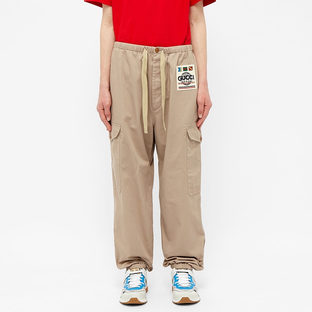 Gucci Nautical Logo Patch Cargo Pant - 4