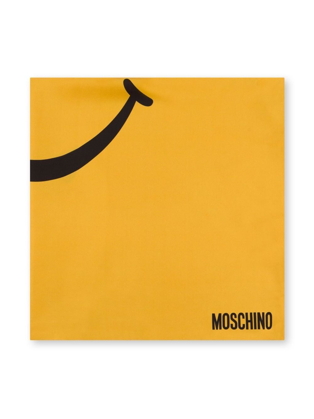 smiley-print scarf - 2