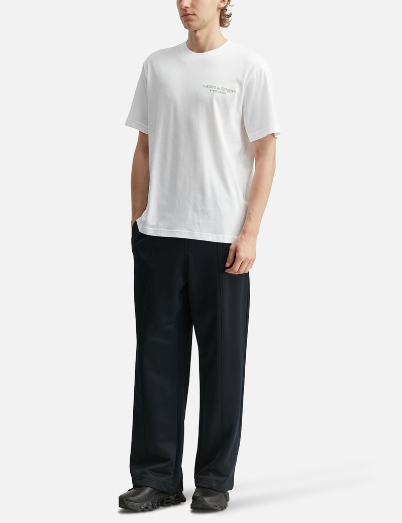 LACOSTE EMBROIDERED COTTON T-SHIRT outlook