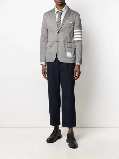 Thom Browne vertical-stripe long-sleeve shirt outlook