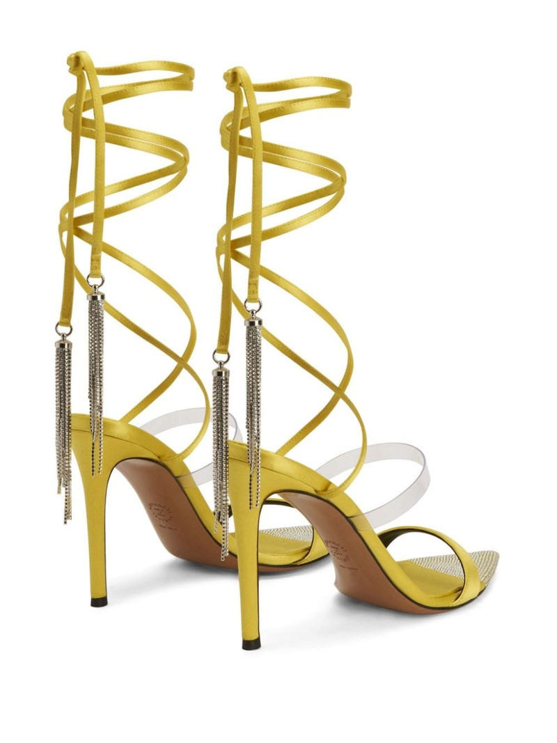 ankle-strap 105mm leather sandals 3