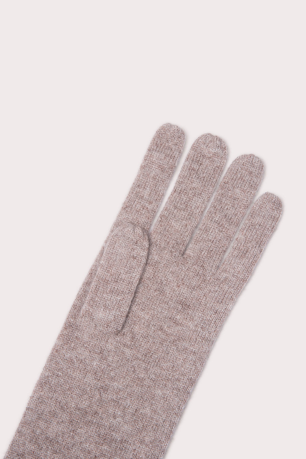 LINZ GLOVES TAUPE CASHMERE - 2