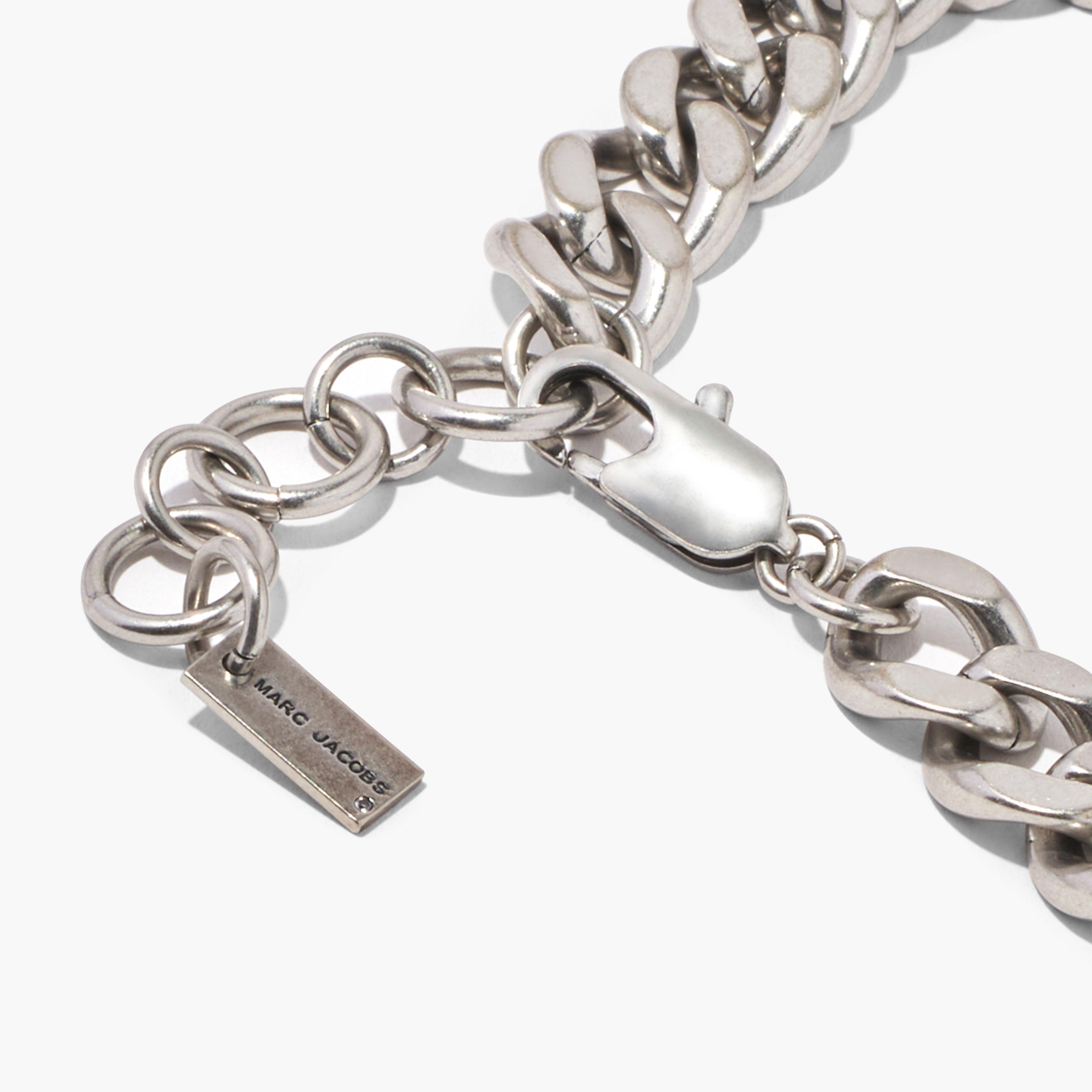 THE BARCODE MONOGRAM ID CHAIN NECKLACE - 4