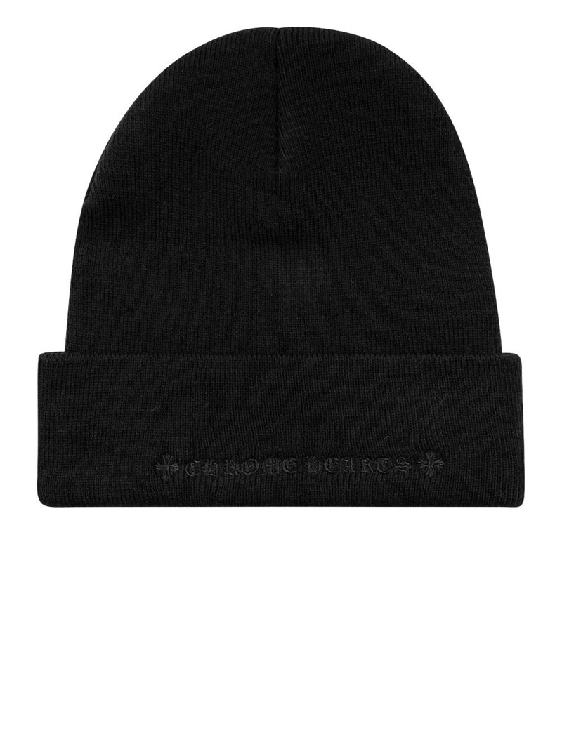Chrome Hearts logo-embroidered beanie outlook