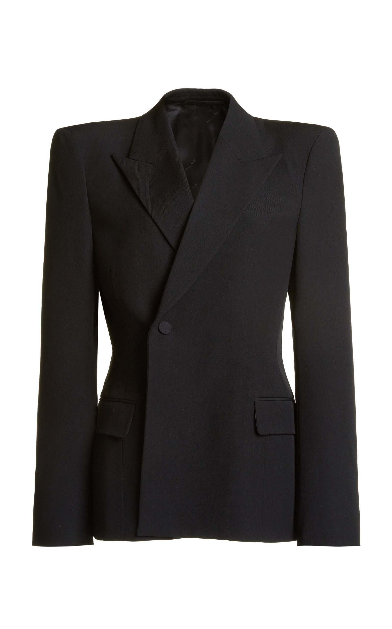 Tailored Twill Blazer Jacket black - 1