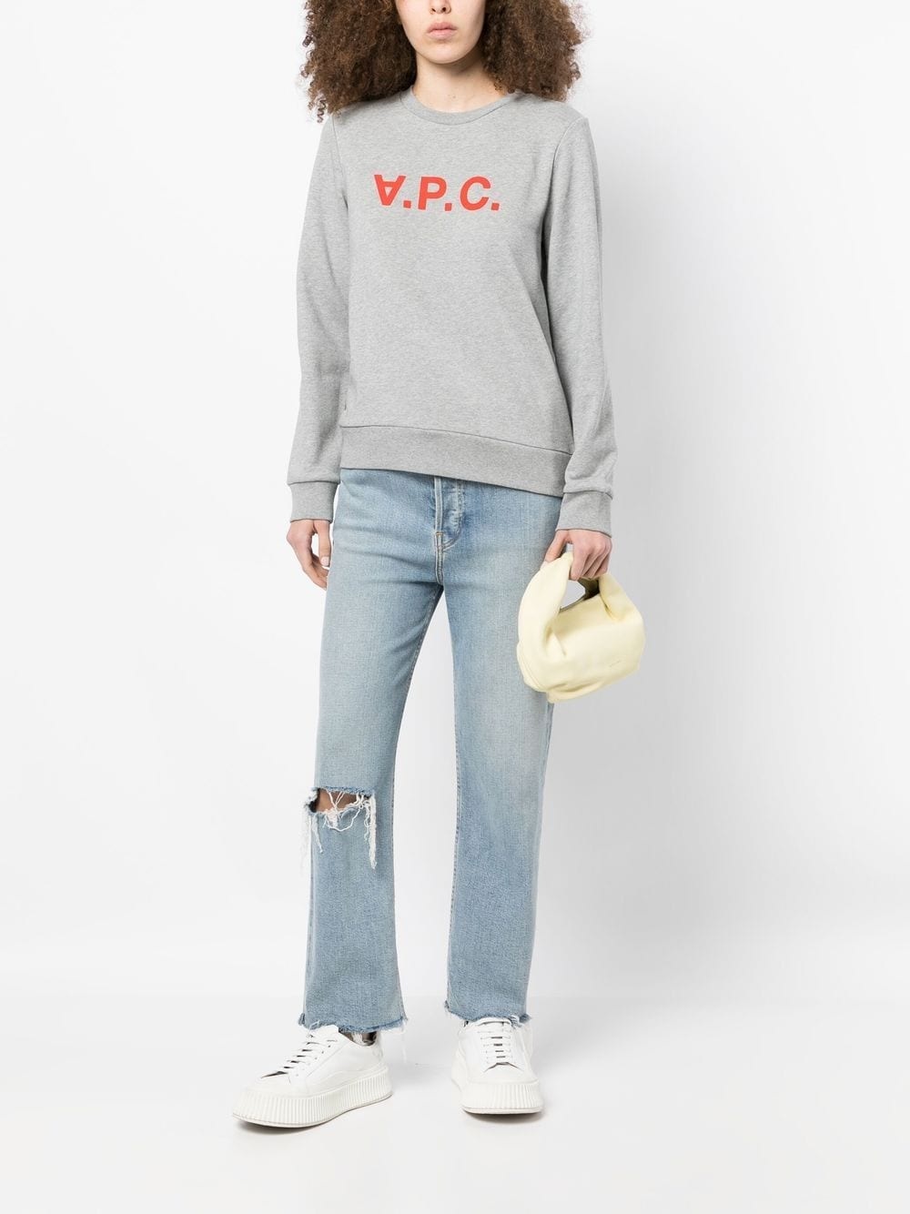 logo-print cotton sweatshirt - 2