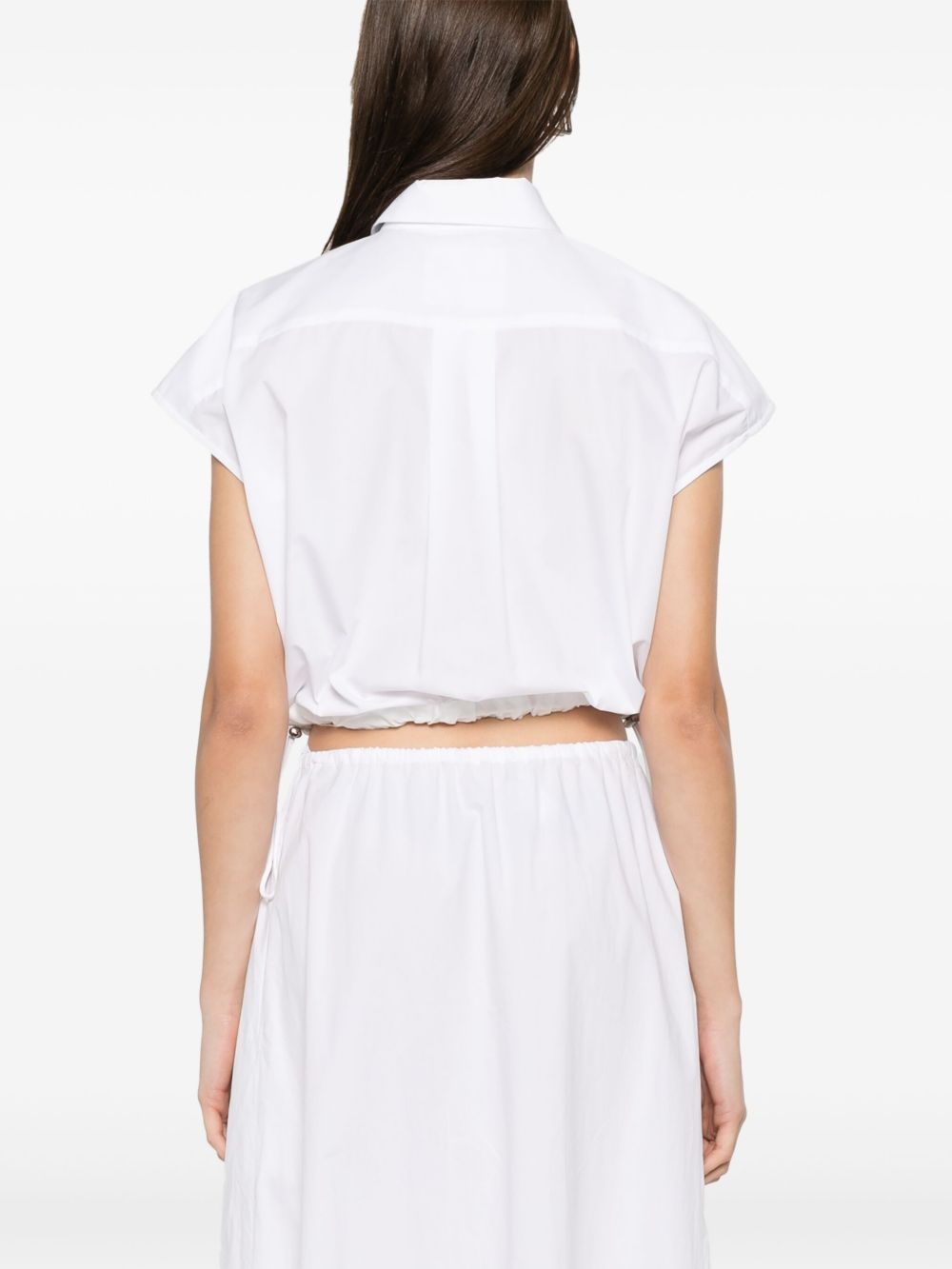 logo-embroidered shirt - 4