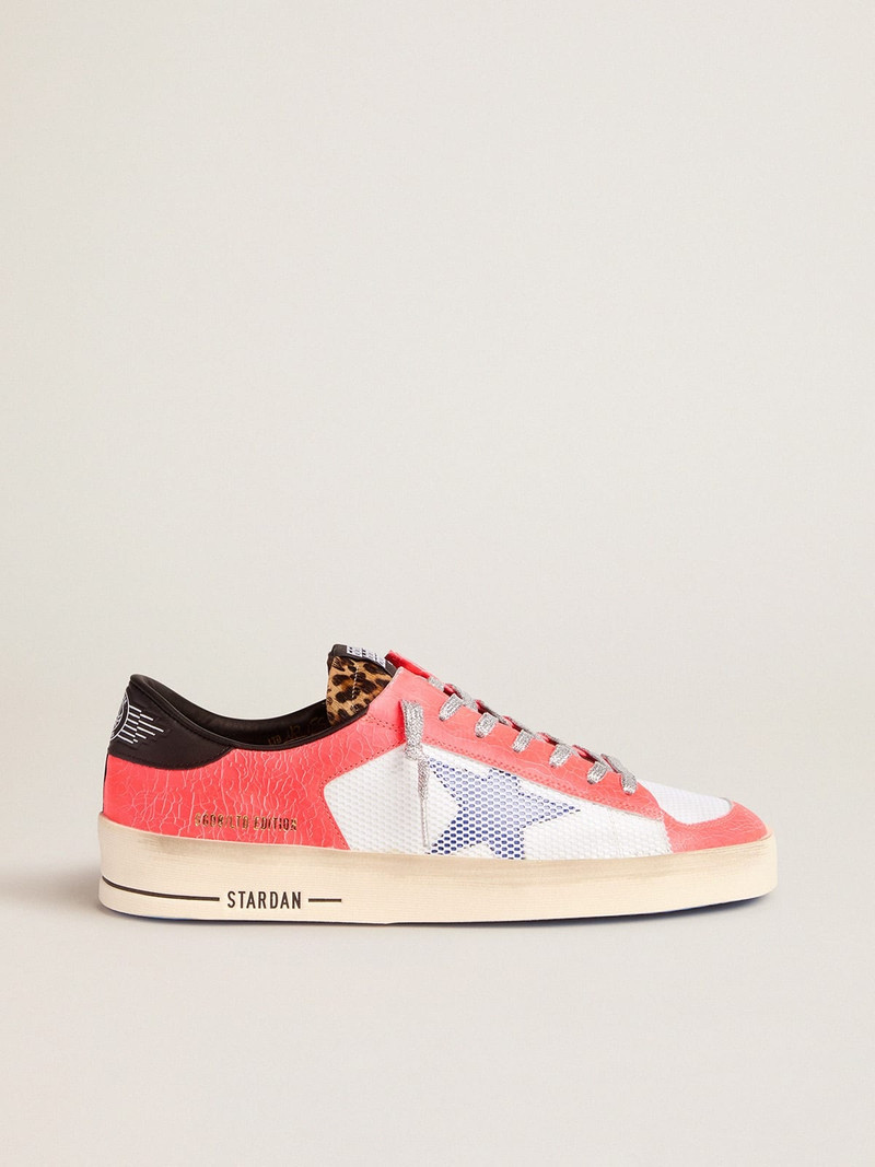 Men’s LAB Limited Edition Stardan sneakers in craquelé leather and pony skin - 1