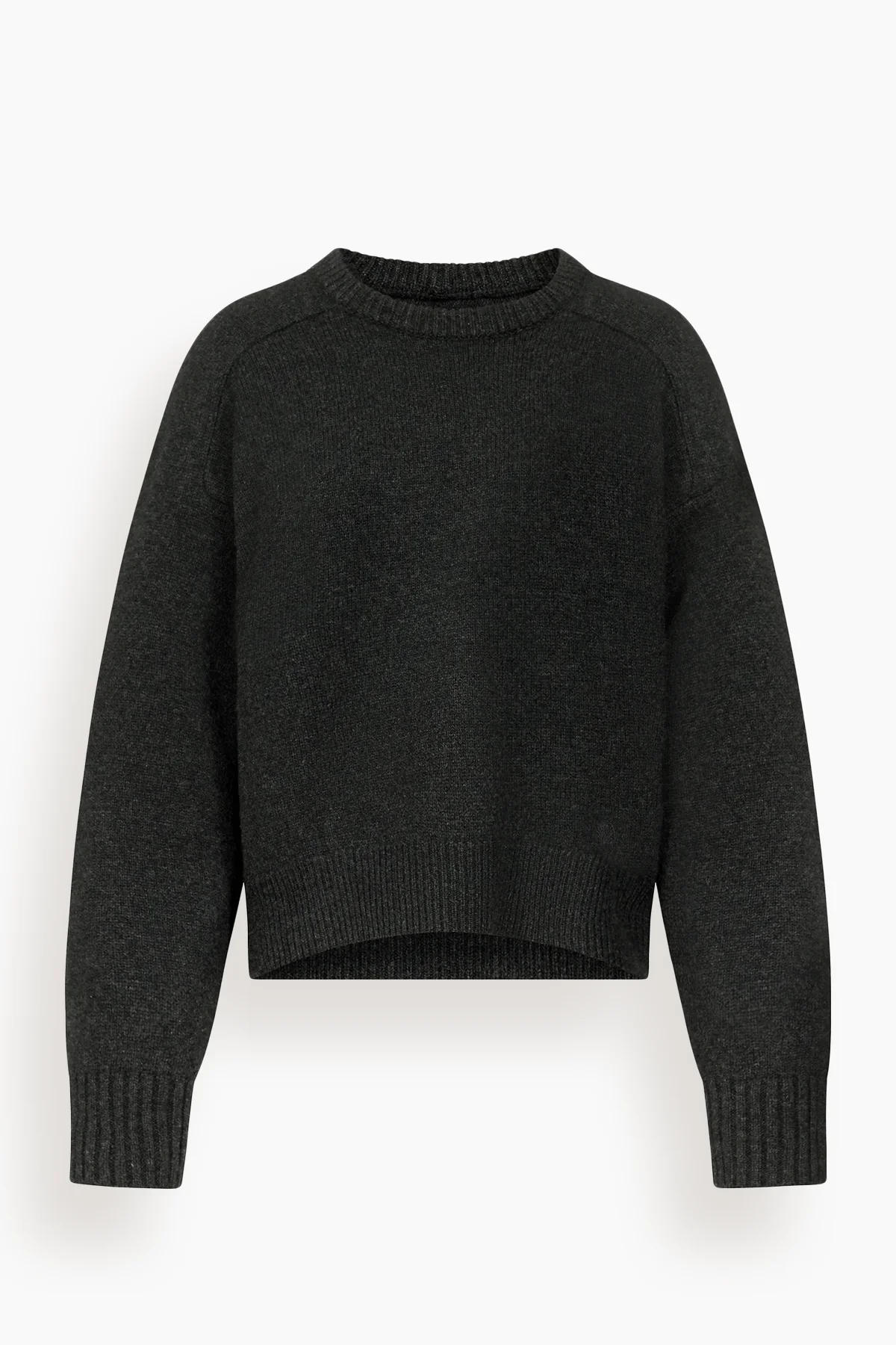 Breha Sweater with Piping in Charcoal - 1