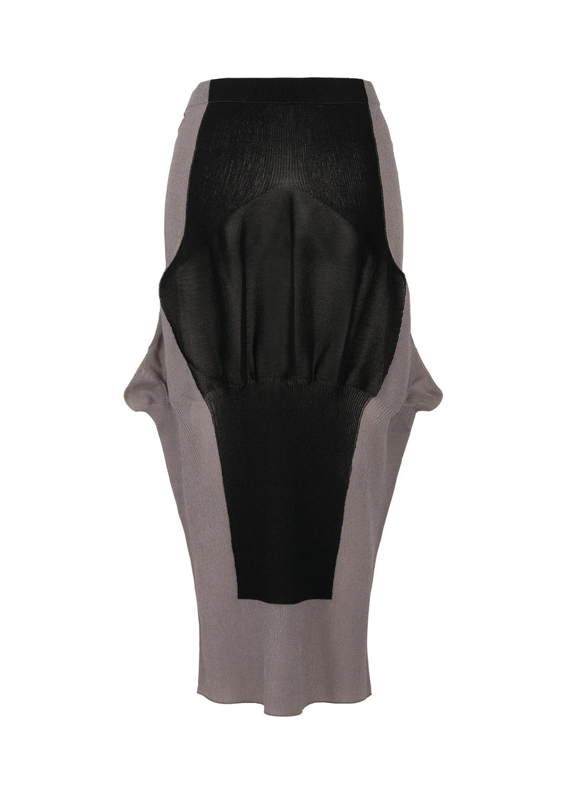 ISSEY MIYAKE SHAPED NUDE SKIRT outlook