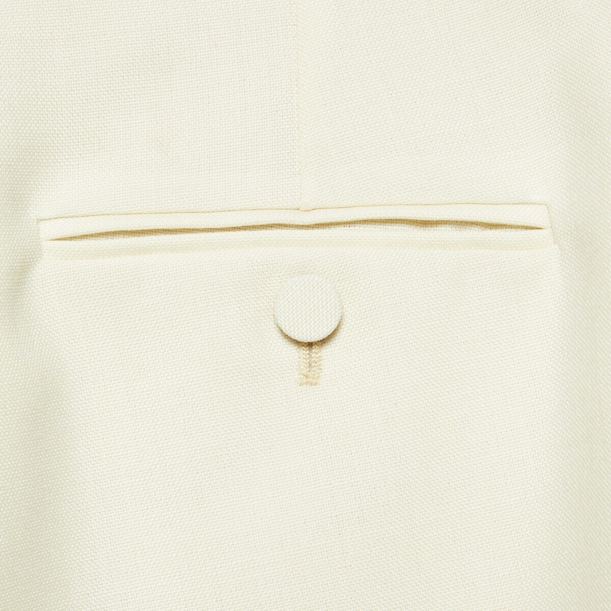 Wool mohair pant with turn-up hem - 5