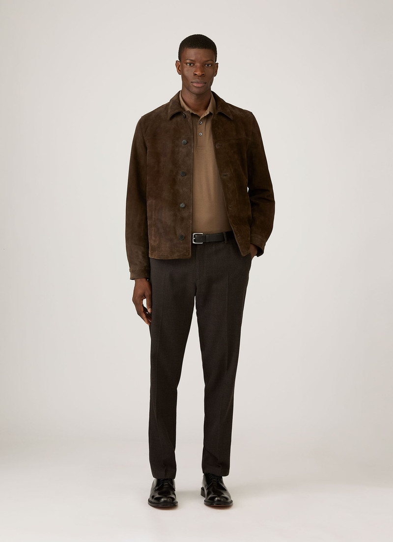 Sunspel Long Sleeve Classic Jersey Polo Shirt outlook