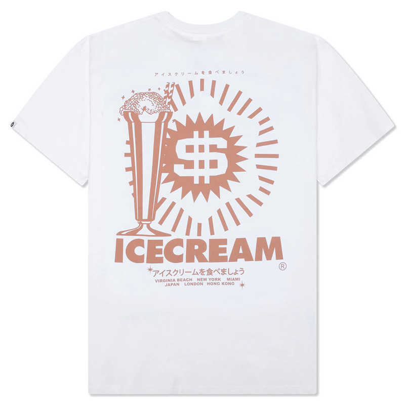 ICECREAM SIP S/S TEE - WHITE outlook