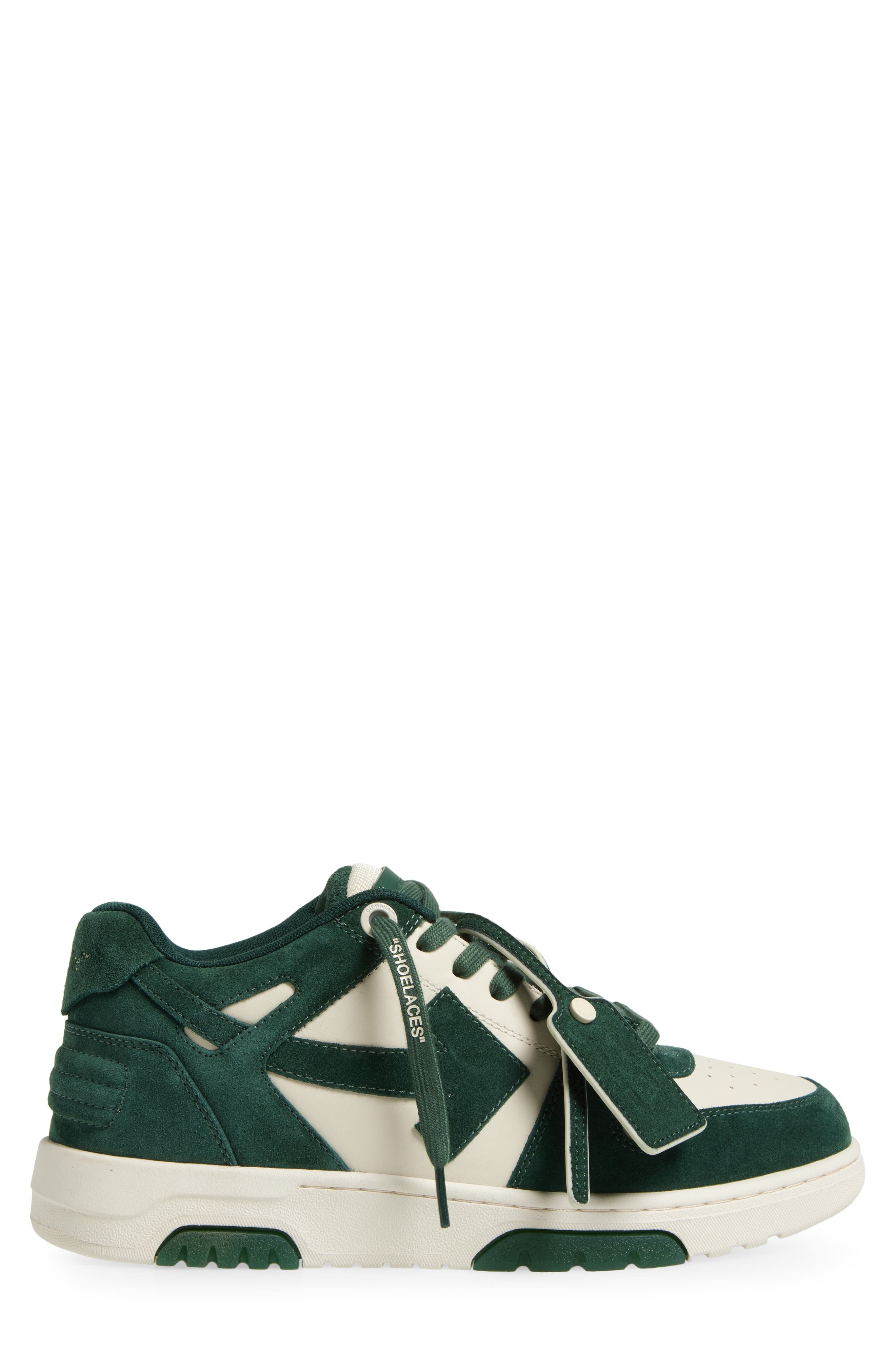 Off-White Out of Office Low Top Sneaker in Jet Green - 3