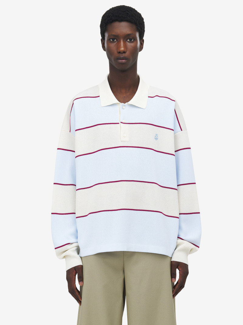 Alexander McQueen Rugby Stripe Polo Shirt outlook