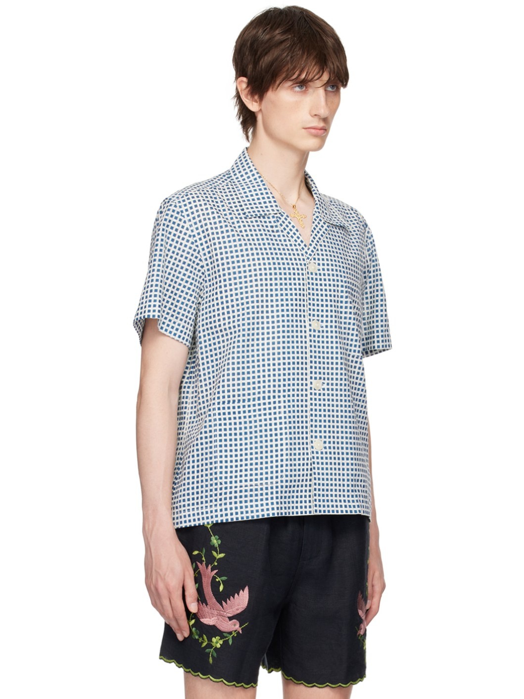 Blue & White Hyannis Shirt - 2