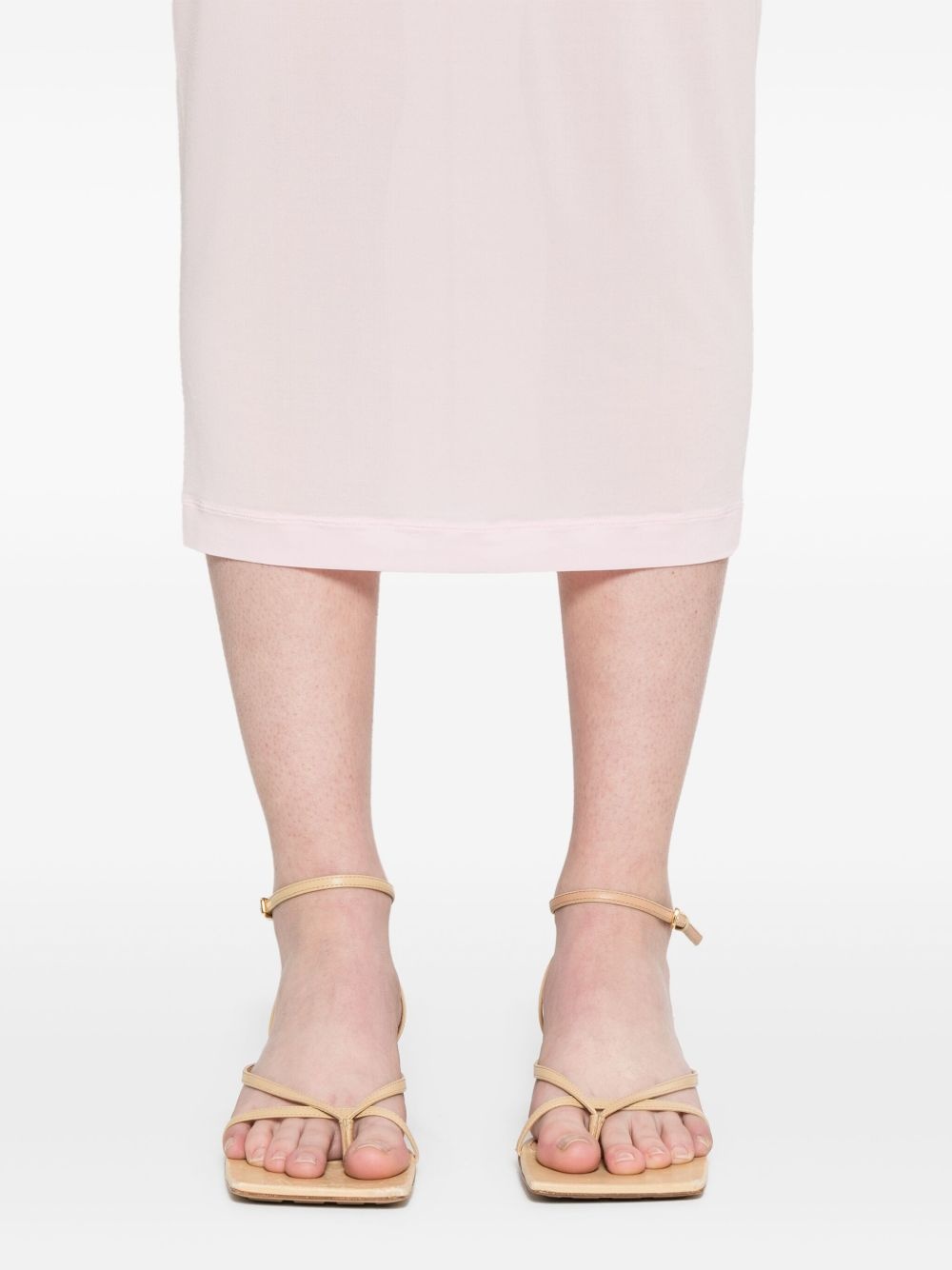 sheer tube midi skirt - 5