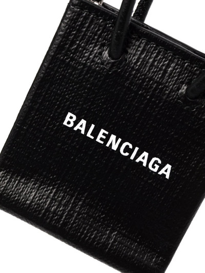 BALENCIAGA mini shopping keyring outlook