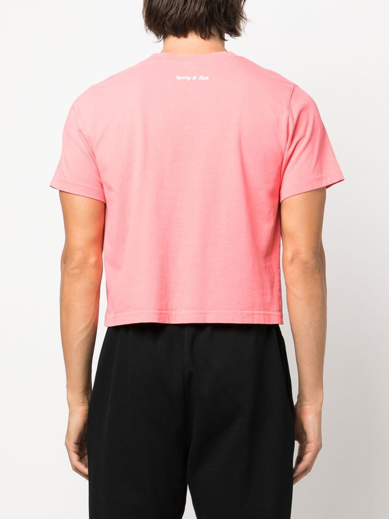 Be Nice print cropped T-shirt 4