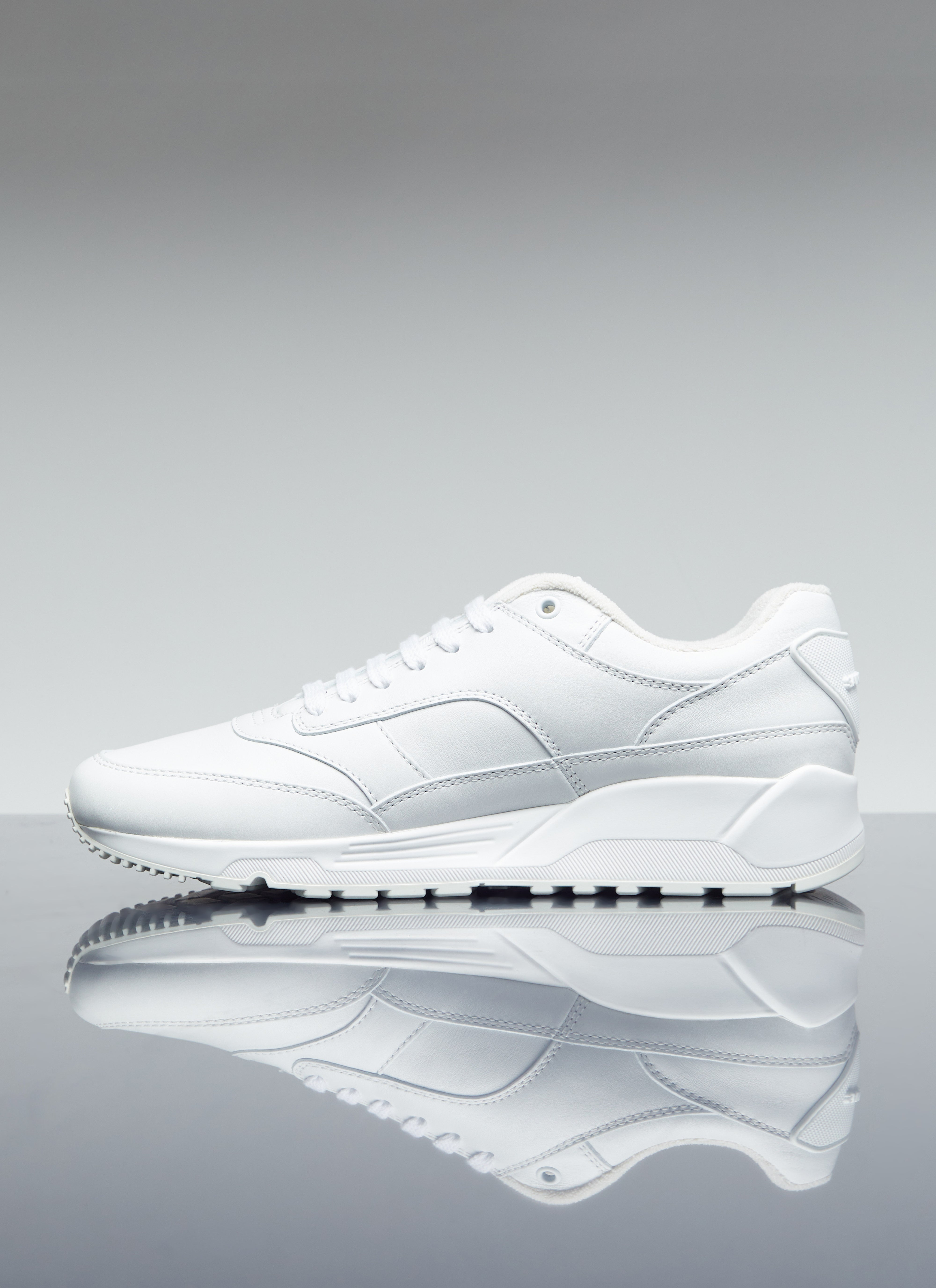 Saint Laurent Men Bump Leather Sneakers - 4