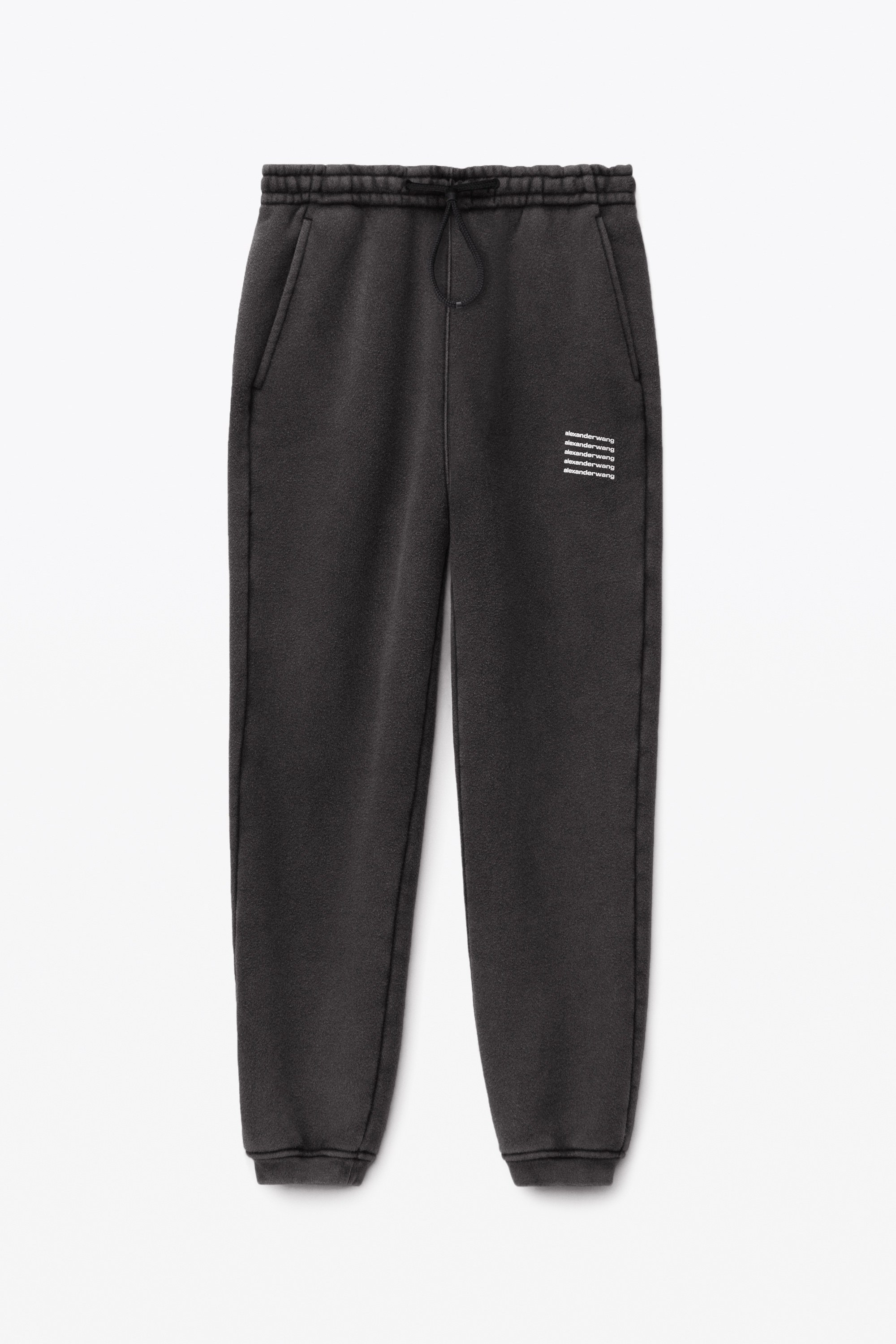 SWEATPANT IN ACID WASH DENSE FLEECE - 1