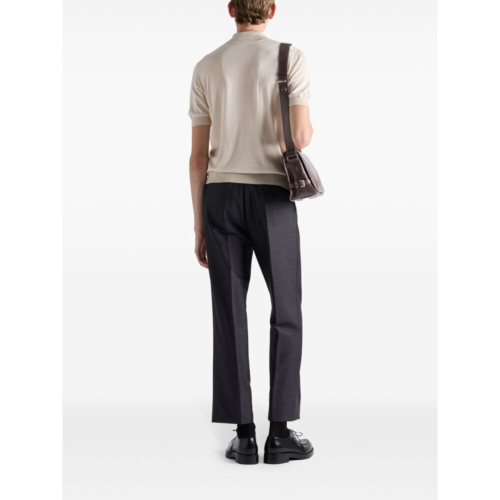Prada Neutrals Polo Shirts Men - 2