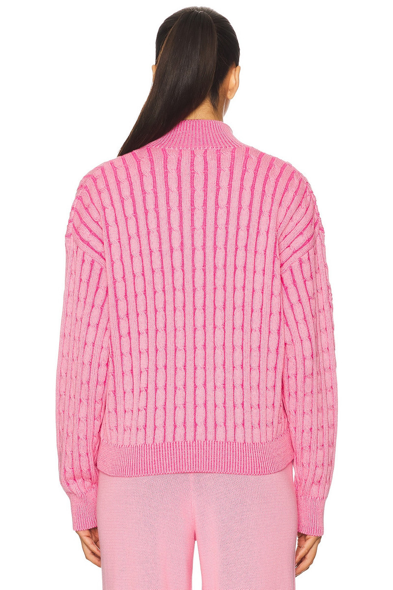 Frankies Bikinis Bea Cable Knit Sweater outlook