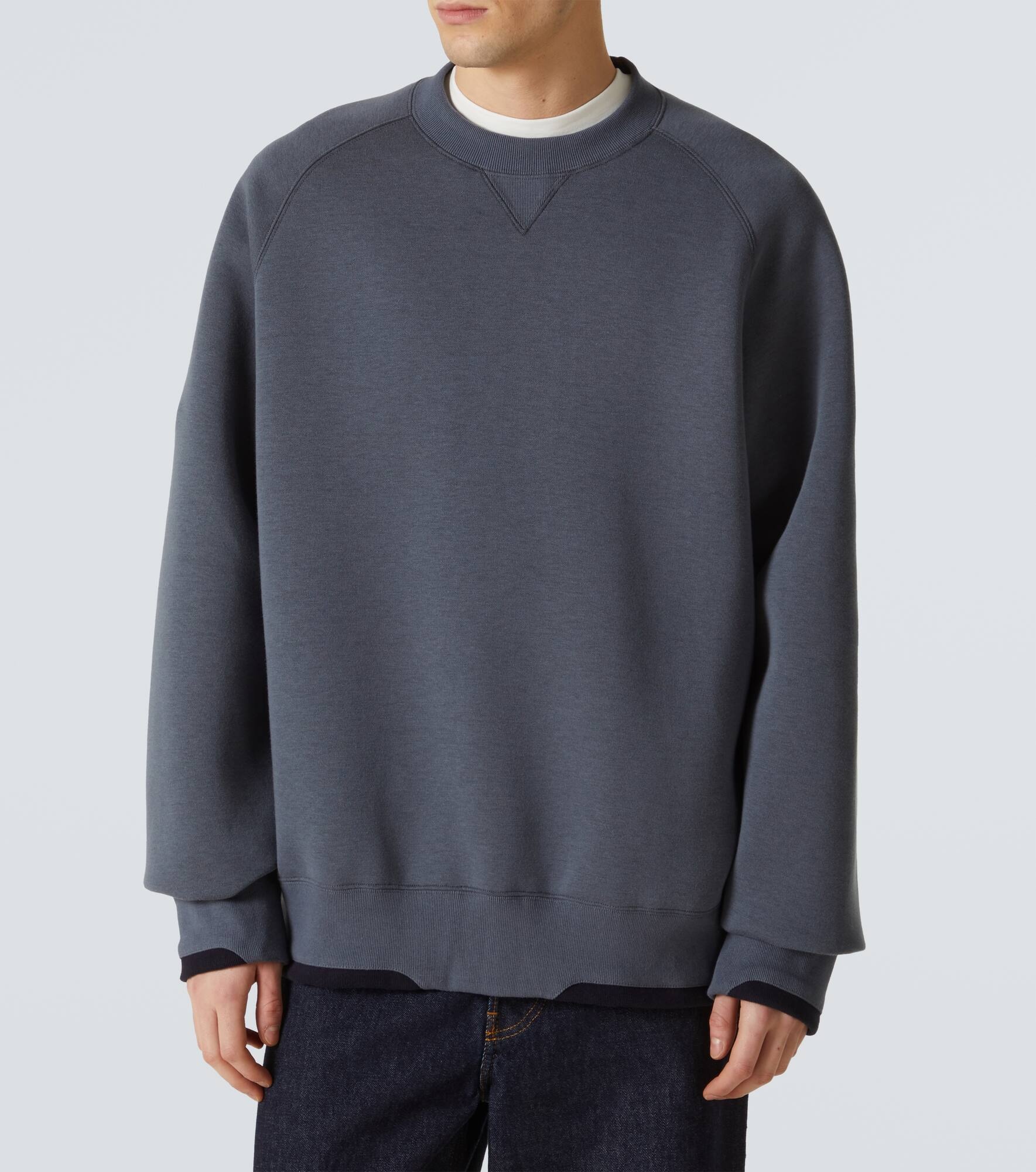 Cotton-blend sweatshirt - 3
