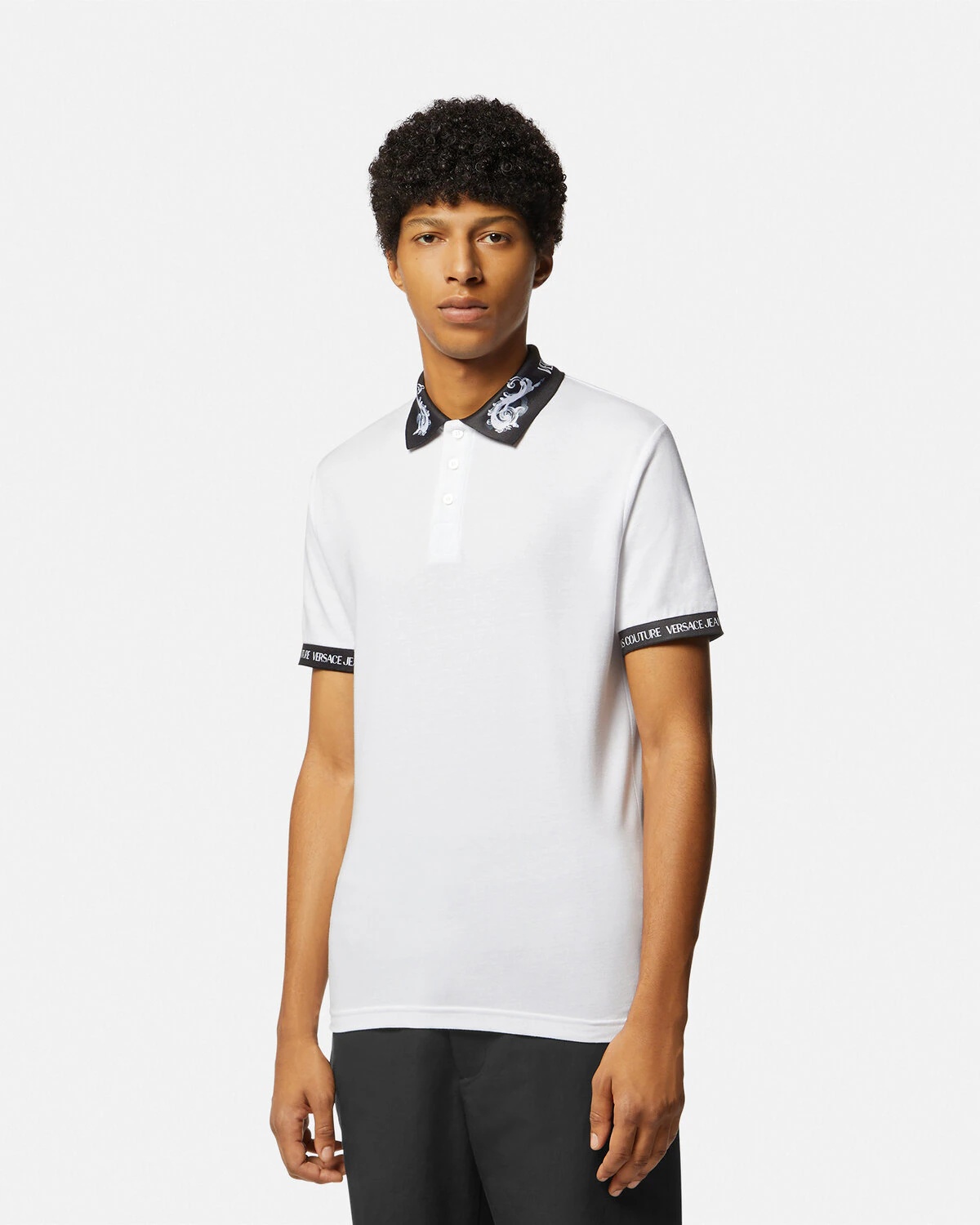 Watercolour Couture Polo Shirt - 4