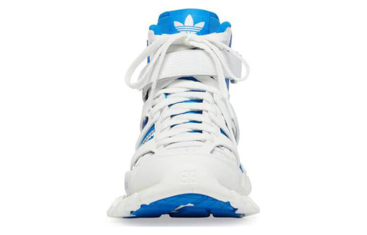 Balenciaga x adidas originals Track Forum Sneakers 'White Blue' 712828W3CZ19040 - 4