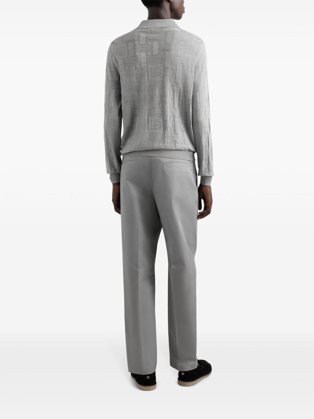 fine-knit polo shirt - 3