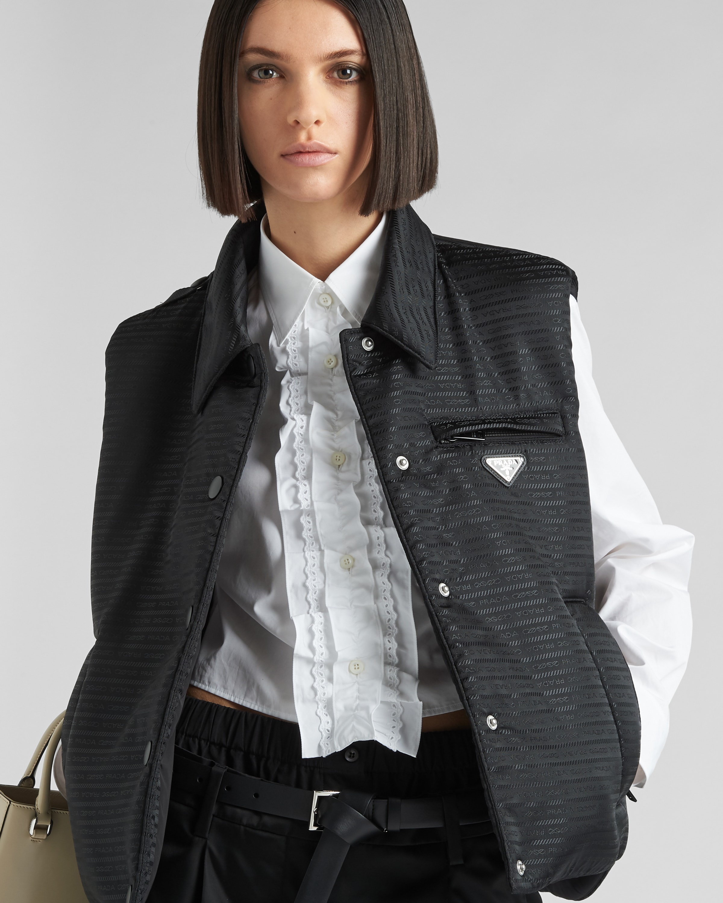 Padded Re-Nylon vest - 3