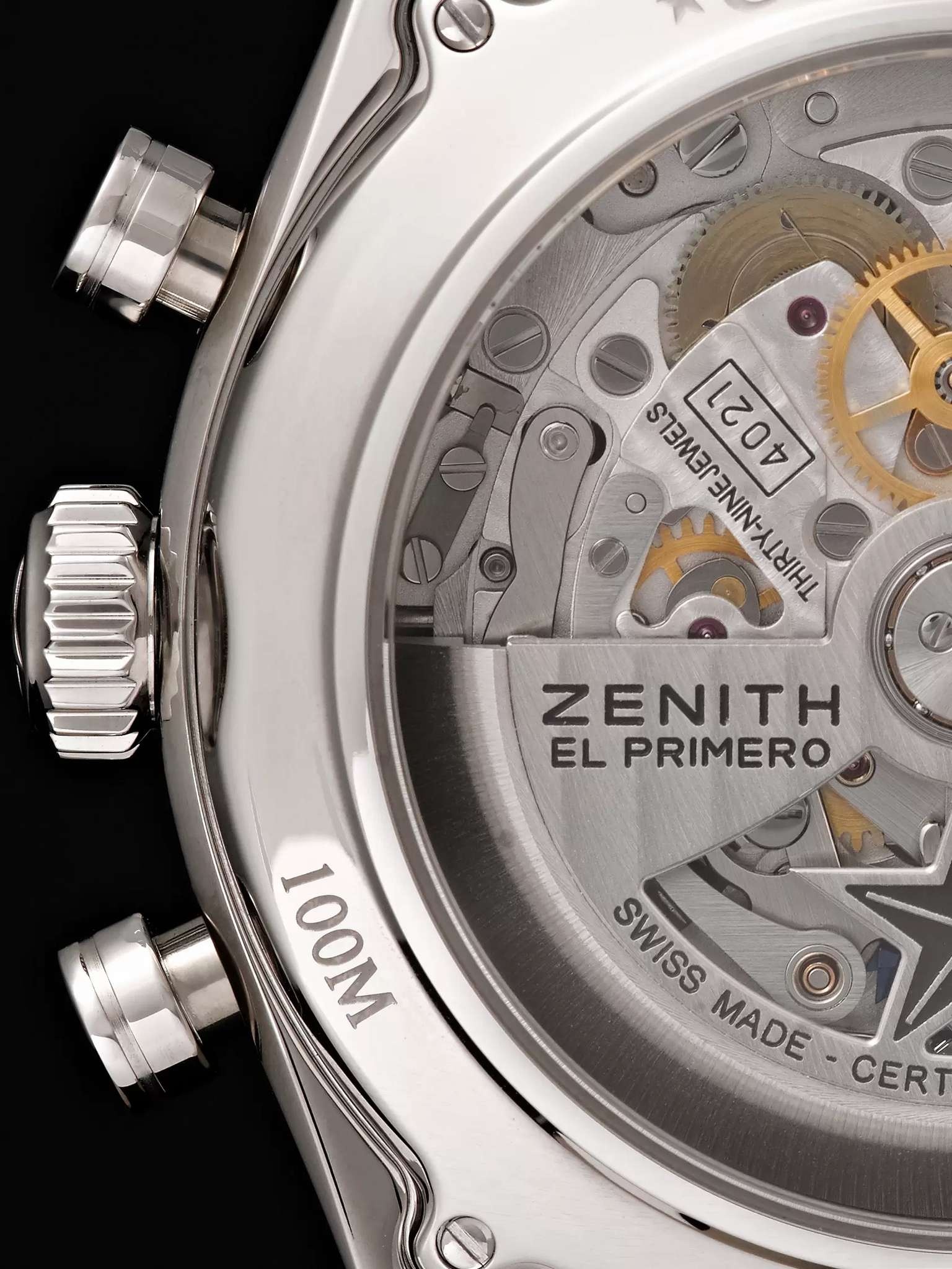 El Primero Chronomaster 42mm Stainless Steel and Alligator Watch, Ref. No. 03.2080.4021/21.C496 - 7