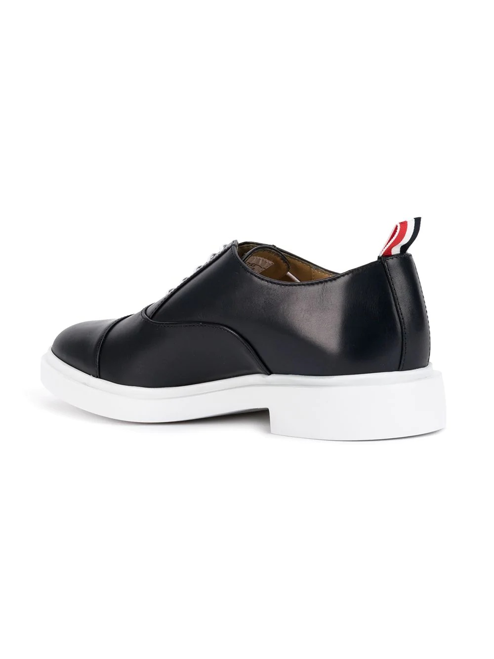 contrast sole Oxford shoes - 3