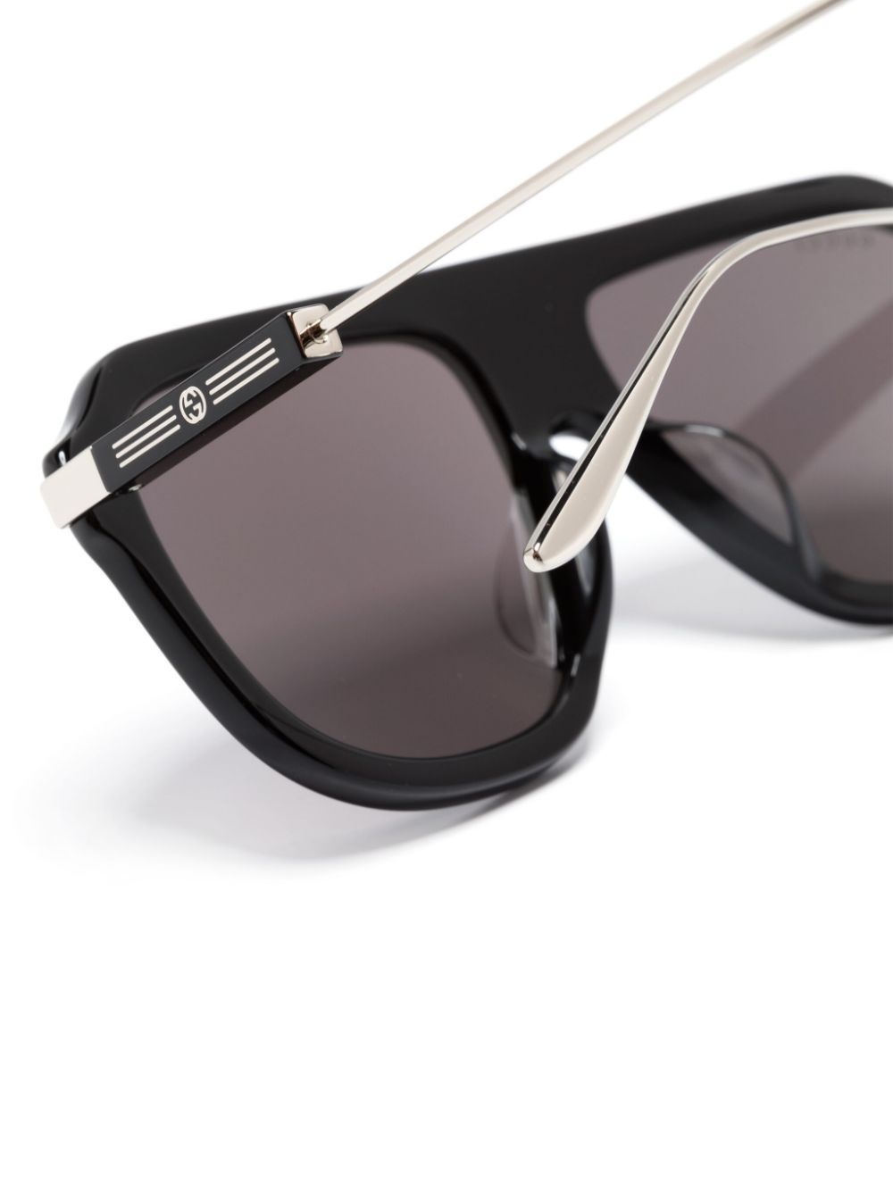 pilot-frame acetate sunglasses - 3