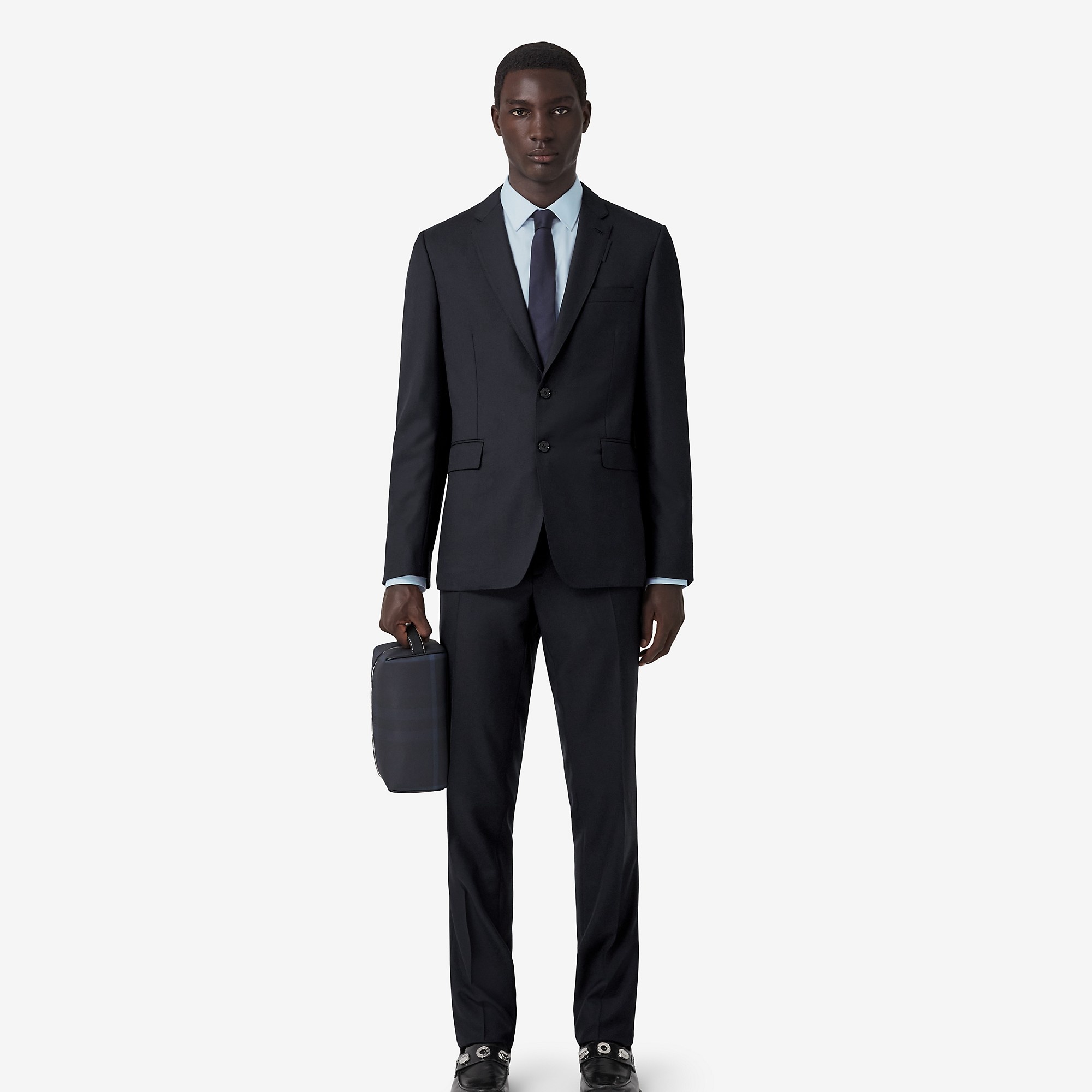 Slim Fit Wool Tailored Jacket - 5