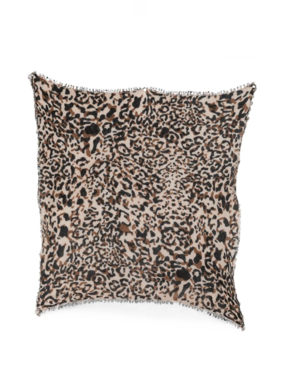 Maky leopard-print cashmere scarf - 1