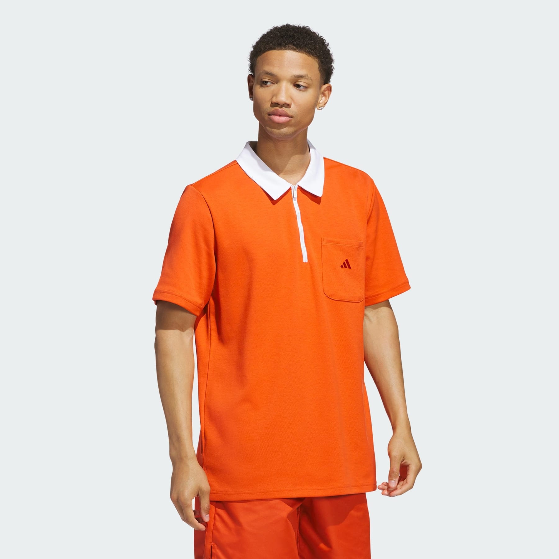 adidas Essentials Quarter-Zip Polo Shirt - JM2181 | REVERSIBLE