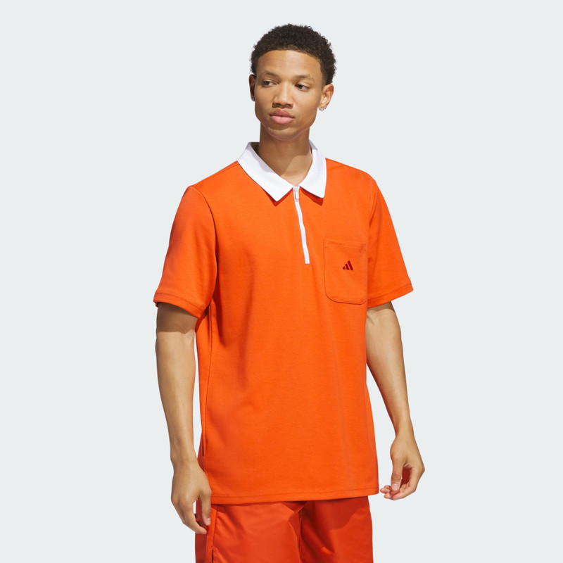 Essentials Quarter-Zip Polo Shirt 4