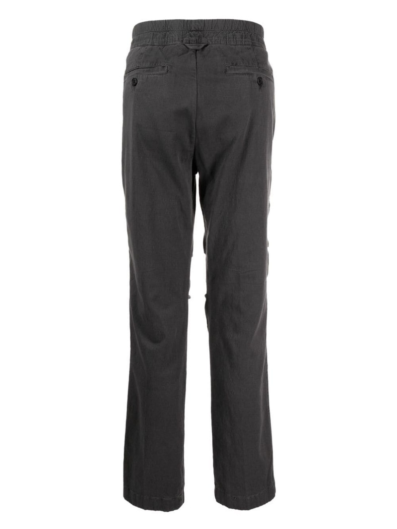 JAMES PERSE drawstring straight-leg trousers outlook