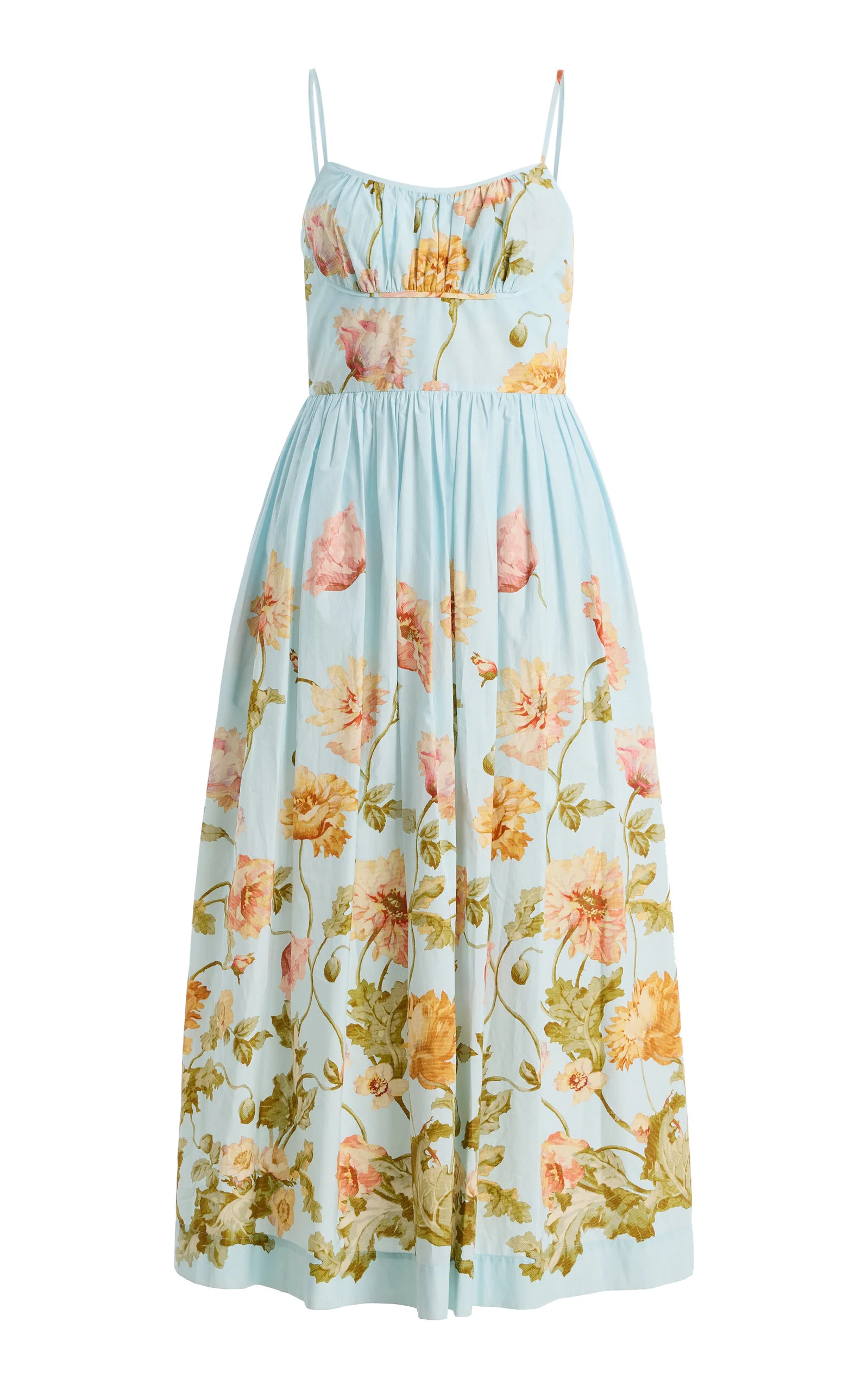 Alba Floral Cotton Midi Dress floral - 1