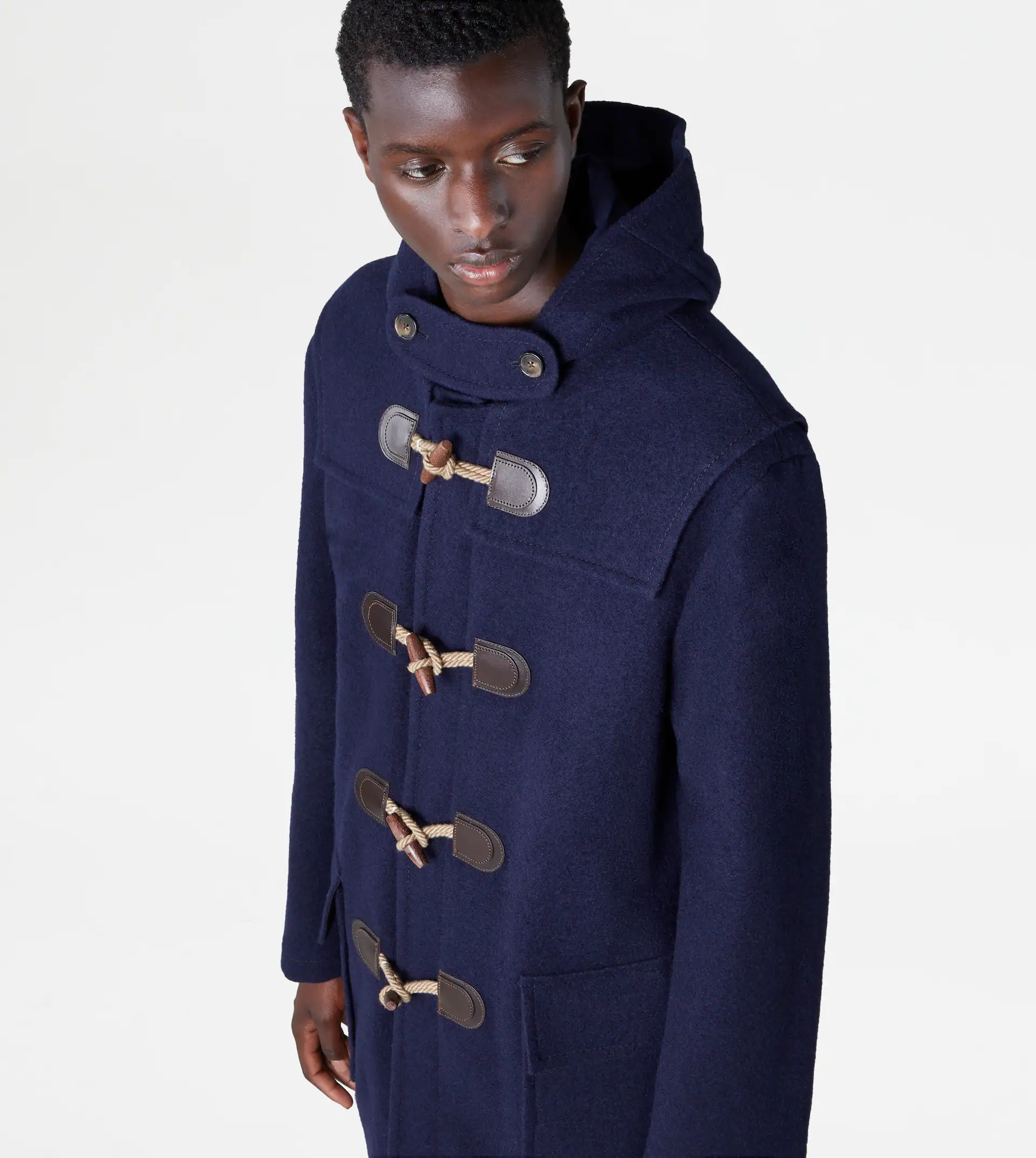 SHETLAND DUFFLE COAT - BLUE - 6