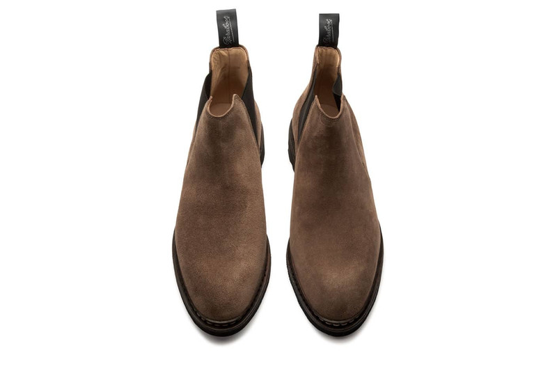 Chamfort Brown Velvet - Rubber Sole 4