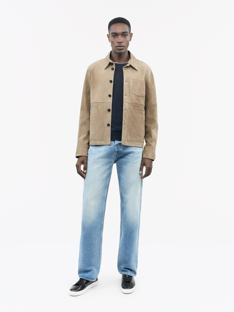 TIGER OF SWEDEN Leeor Suede Jacket outlook
