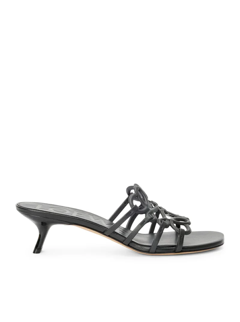 Loewe X Paula`S Ibiza Women Petal Anagram Slide In Soft Calfskin - 1