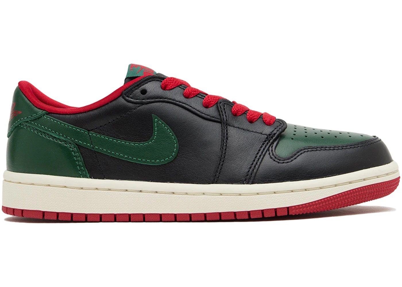 Jordan 1 Retro Low OG Gorge Green Varsity Red (Women's) - 1