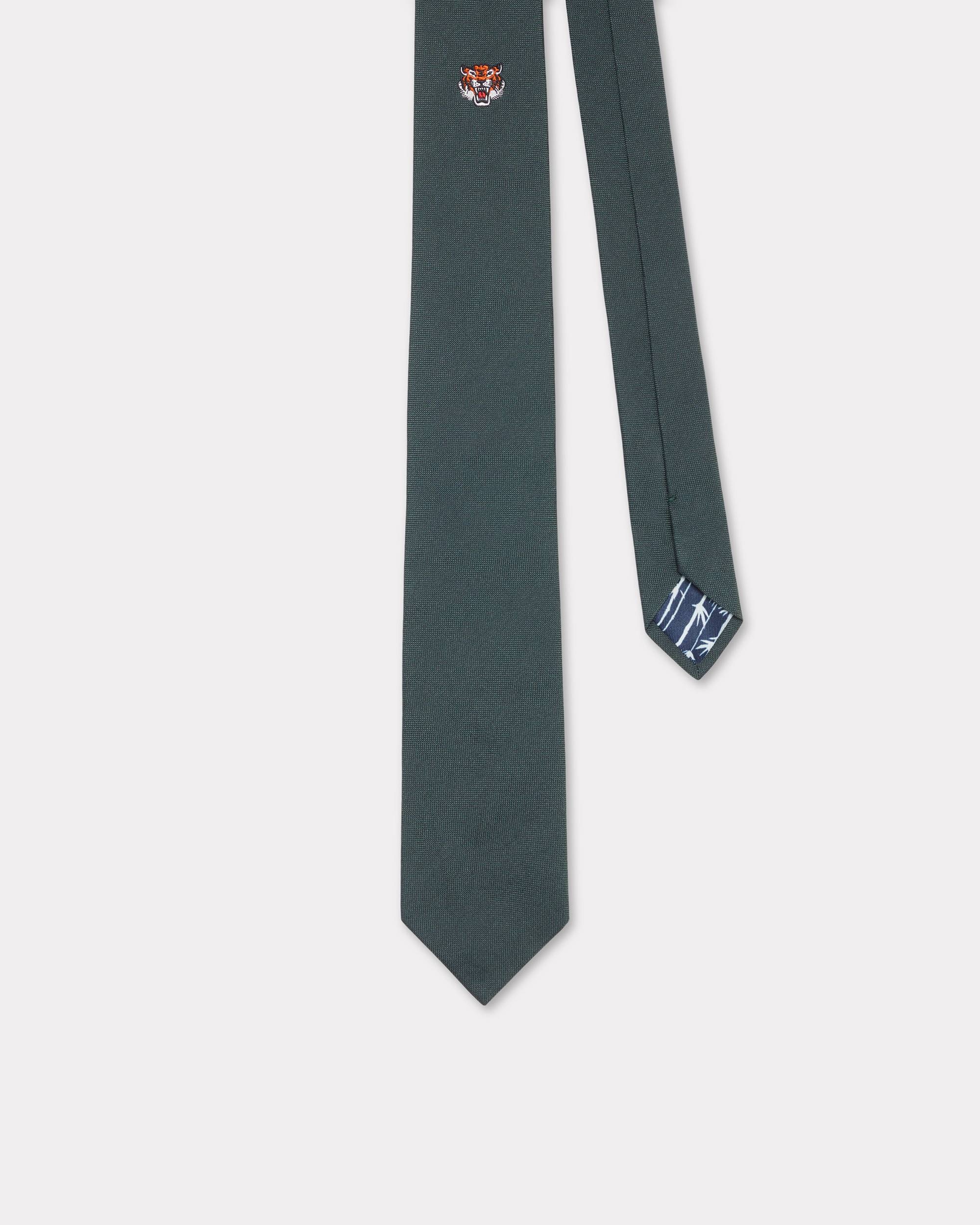 'KENZO Stamp' silk tie - 2