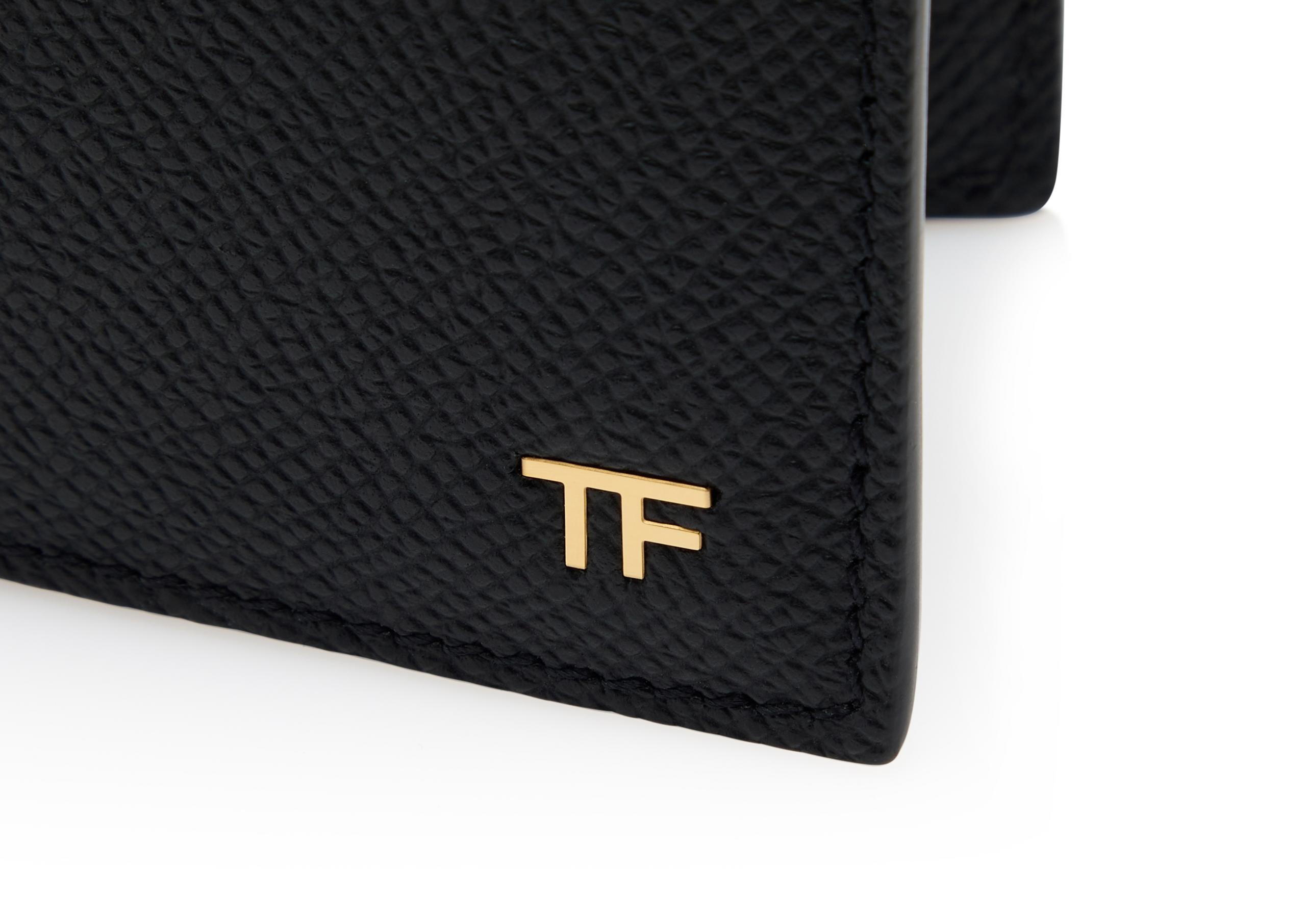SMALL GRAIN LEATHER BIFOLD WALLET - 4